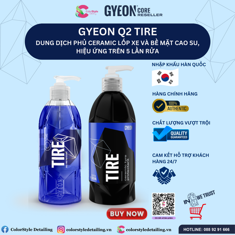  DUNG DỊCH PHỦ CERAMIC LỐP XE GYEON Q2 Tire 