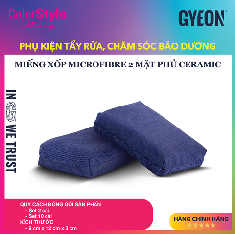  GYEON Q2M Coating Applicator Xốp Bọc 2Mặt Microfiber Dưỡng Phủ Ceramic 