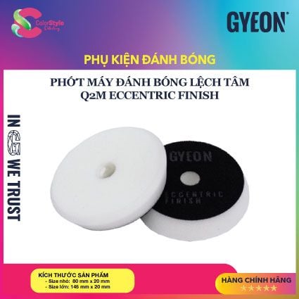  Phớt máy đánh bóng lệch tâm GYEON Q²M Eccentric Finish 