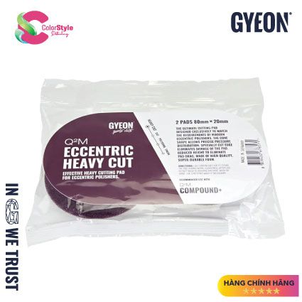  GYEON Q2M Eccentric Heavy Cut Phớt Đánh Bóng Lệch Tâm Cho Vết Xước Nặn 