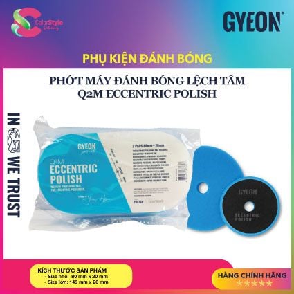  Phớt máy đánh bóng lệch tâm GYEON Q²M Eccentric Polish 