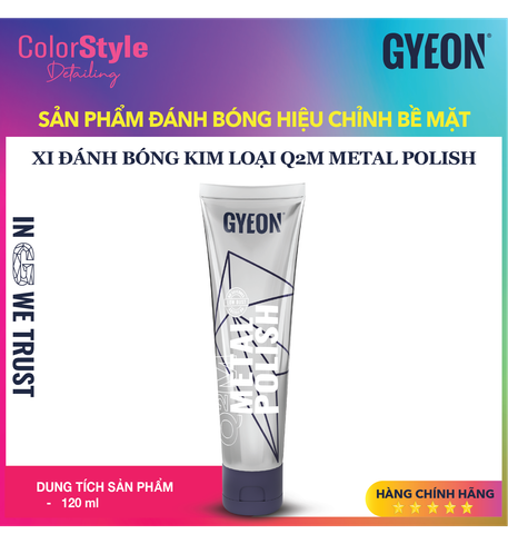  Xi đánh bóng kim loại GYEON Q2M MetalPolish 