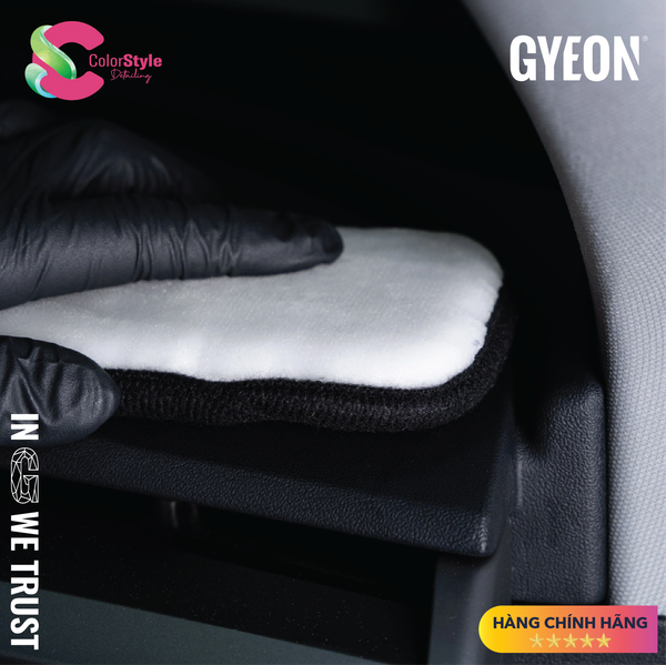  GYEON Q2M Scrub Pad EVO Xốp 2 Mặt Trắng Đen Chuyên Lau Nội Thất 