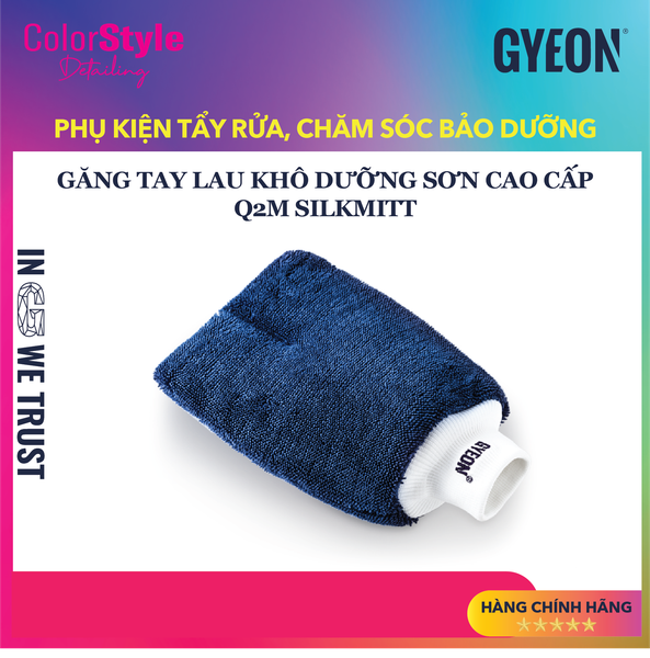  Q2M Silk Mitt EVO Găng Tay Microfiber Cao Cấp Lau Khô Chuyên Dụng 