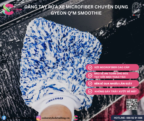  Combo sản phẩm rửa xe cơ bản Gyeon Smoothie Bathe 
