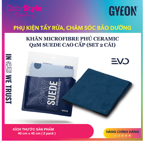  Khăn microfiber siêu mịn GYEON Q2M Suede EVO 