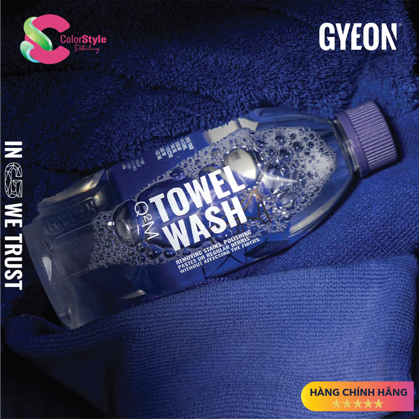  GYEON Q2M Towel Wash, Dung Dịch Giặt Khăn Microfiber, 500 ml 