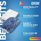  GYEON Q2M Wash Pad Evo Găng Tay Microfiber Rửa Xe 2 Mặt Cao Cấp 
