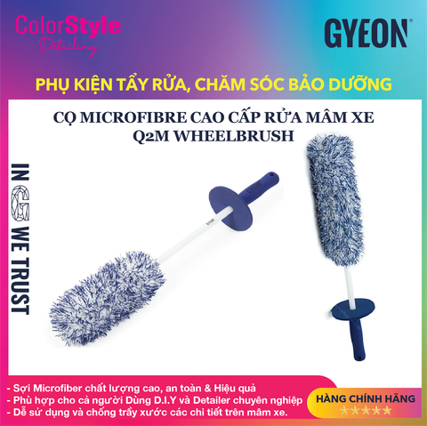  CỌ MICROFIBER RỬA MÂM XE LỚN GYEON Q2M WheelBrush Large 
