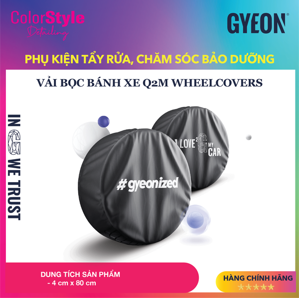  GYEON Q2M Covers Áo Trùm (Bọc) Bánh Xe, Ghế, Vô Lăng Xe 