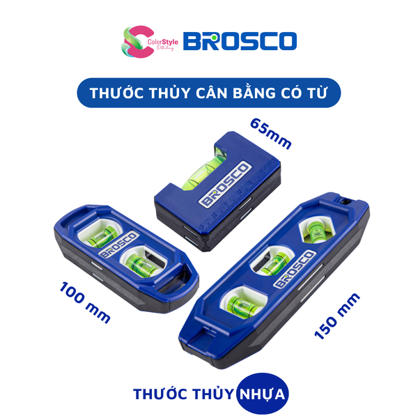  Thước thủy cân bằng có từ Brosco 