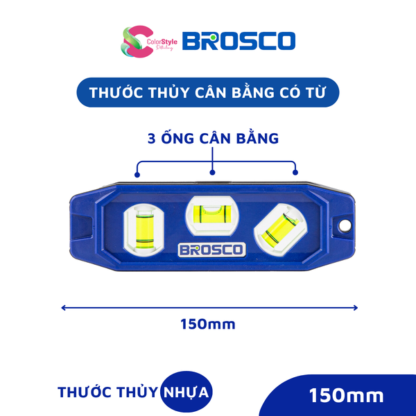  Thước thủy cân bằng có từ Brosco 