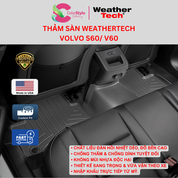  Thảm sàn WeatherTech Volvo S60/V60 