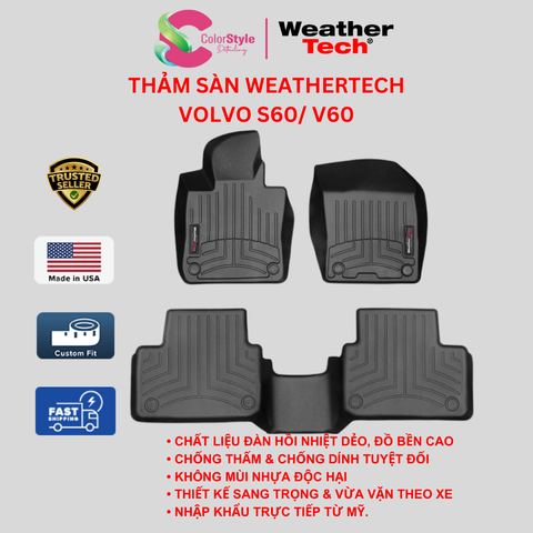  Thảm sàn WeatherTech Volvo S60/V60 