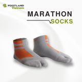  MARATHON SOCKS GREY/ORANGE 