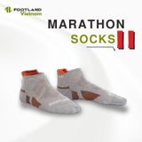  MARATHON II SOCKS GREY/ORANGE 