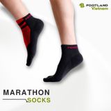  MARATHON SOCKS BLACK/RED 