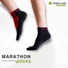 MARATHON SOCKS BLACK/RED 