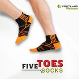  FIVE TOES SOCKS BLACK/ORANGE 