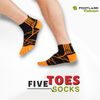  FIVE TOES SOCKS BLACK/ORANGE 