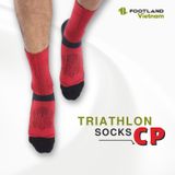  TRIATHLON CP SOCKS RED/BLACK 