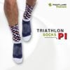  TRIATHLON PI SOCKS NAVY/WHITE 