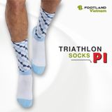  TRIATHLON PI SOCKS BLUE/WHITE 