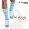  TRIATHLON AQ SOCKS BLUE/WHITE 