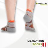  MARATHON II SOCKS GREY/ORANGE 