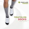  TRIATHLON AQ SOCKS BLACK/WHITE 
