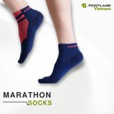  MARATHON SOCKS NAVY/RED 