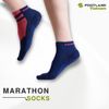  MARATHON SOCKS NAVY/RED 