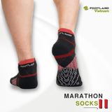  MARATHON II SOCKS BLACK/RED 