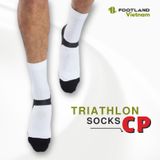  TRIATHLON CP SOCKS WHITE/BLACK 