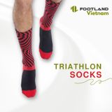  TRIATHLON AQ SOCKS RED/BLACK 