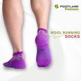  WOOL RUNNING SOCKS PURPLE 