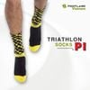  TRIATHLON PI SOCKS YELLOW/BLACK 