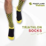  TRIATHLON AQ SOCKS YELLOW/BLACK 