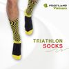  TRIATHLON AQ SOCKS YELLOW/BLACK 