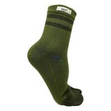  YSANDAL SOCKS 1/4 ARMY/BLACK 
