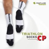 TRIATHLON CP SOCKS WHITE/BLACK 