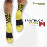  TRIATHLON PI SOCKS YELLOW/BLACK 