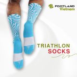  TRIATHLON AQ SOCKS BLUE/WHITE 