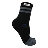  YSANDAL SOCKS 1/4 BLACK/GREY 
