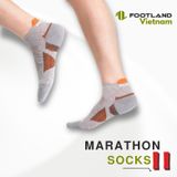  MARATHON II SOCKS GREY/ORANGE 
