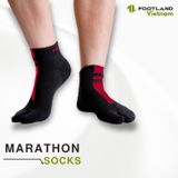  MARATHON SOCKS BLACK/RED 