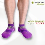  WOOL RUNNING SOCKS PURPLE 