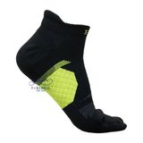  SPORT SOCKS 1/4 BLACK/YELLOW 