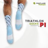  TRIATHLON PI SOCKS BLUE/WHITE 