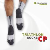  TRIATHLON CP SOCKS GREY/BLACK 